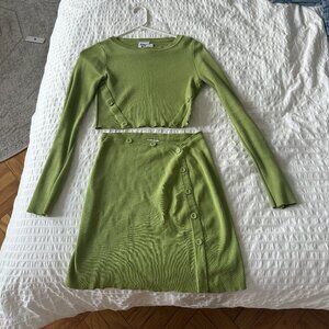 Princess Polly Green knit set